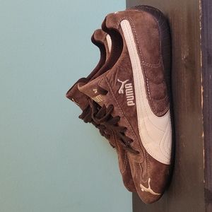 Puma Women's Speed Cat Sneakers Sz 8 Brown Suede